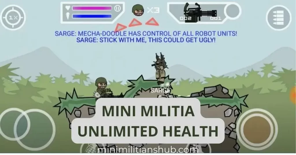 mini militia unlimited health download